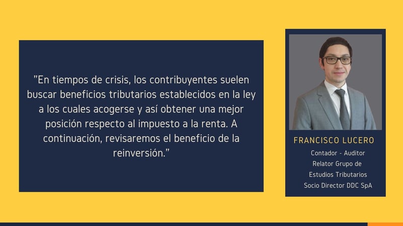 Claves del beneficio a la reinversión del artículo 14E (LIR)