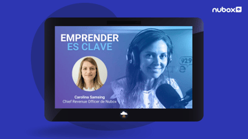 Carolina Samsing en Emprender es Clave de Radio La Clave