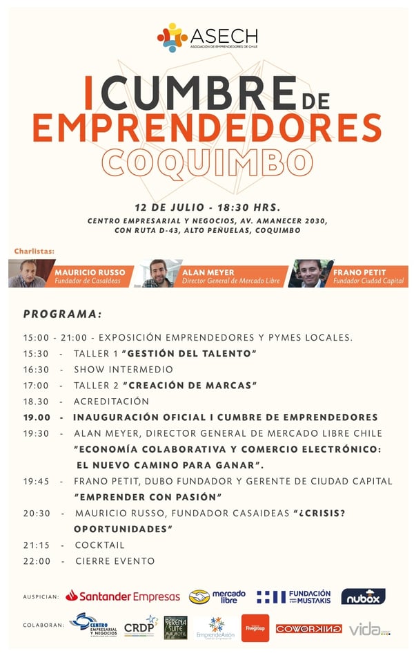 Cumbre de emprendedores coquimbo