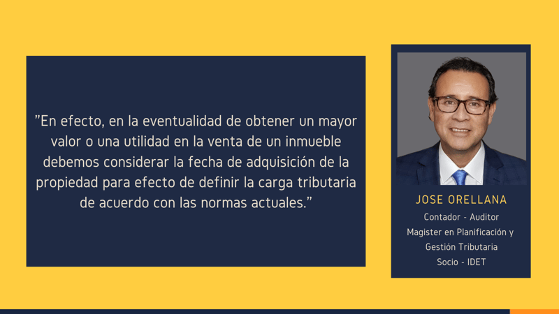 Ingreso no renta en fusión de roles de bienes raíces adquiridos antes y después del año 2004