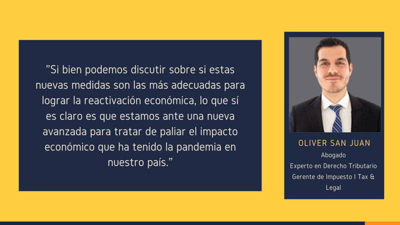 Medidas tributarias para la reactivación económica