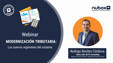 [Webinar] Modernización Tributaria y nuevos regímenes del sistema