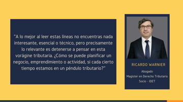 Algo en menos de mil palabras tributarias, pero poco tributarias