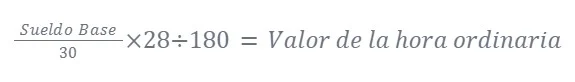 valor-de-la-hora-ordinaria-formula-pago-mensual