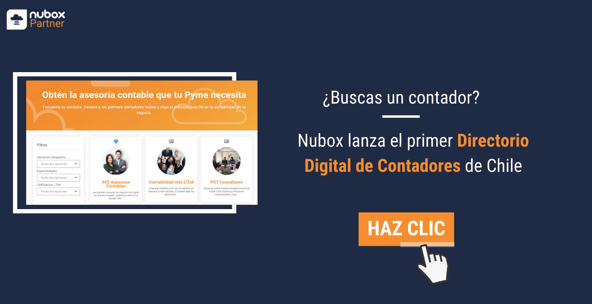 ¿Buscas un contador? Nubox lanza el primer Directorio Digital de Contadores de Chile